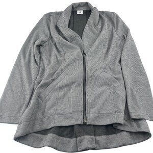 Cabi‎ Women's size Medium Drop Off Jacket Thick stretch knit Full Zip